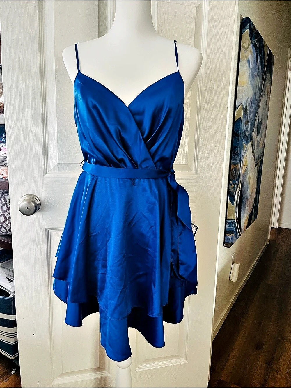 B. DARLIN Blue Mini Dress